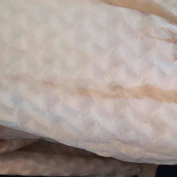 Xl isaac mizrahi sheer beige top - Picture 2 of 5